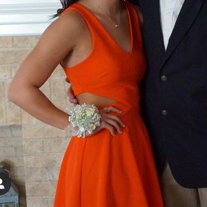 Gianni Bini red cutout dress